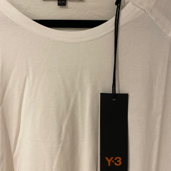 Y3 Yohji yamamoto white tee with zipper pouch - Picture 4 of 6